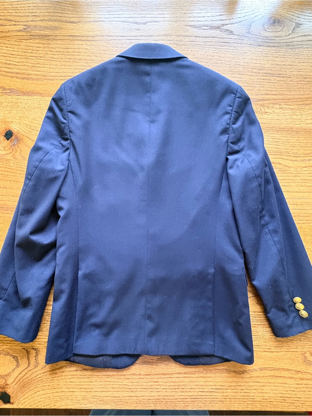 Boys Lauren- Ralph Lauren Navy Blue Blazer with Gold Buttons-10R - Picture 10 of 15